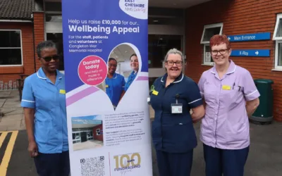 East Cheshire NHS Charity launches appeal to support wellbeing of staff and patients at Congleton War Memorial Hospital