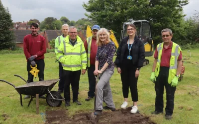 Work gets underway on Congleton War Memorial Hospital’s Wellbeing Garden