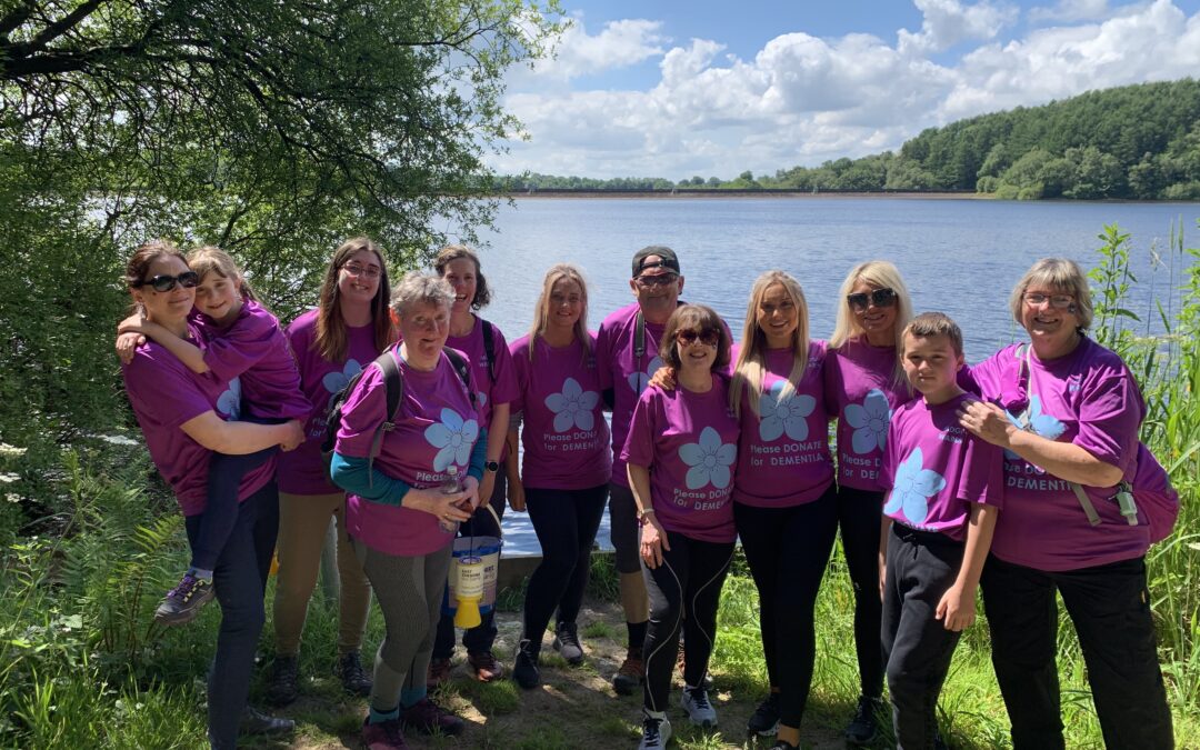 Macclesfield Hospital staff complete sponsored walk in aid of dementia ward