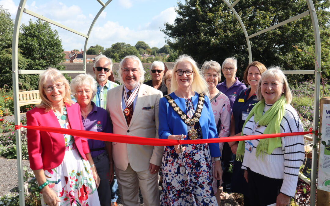 Wellbeing garden commemorating centenary year of Congleton War Memorial Hospital opens