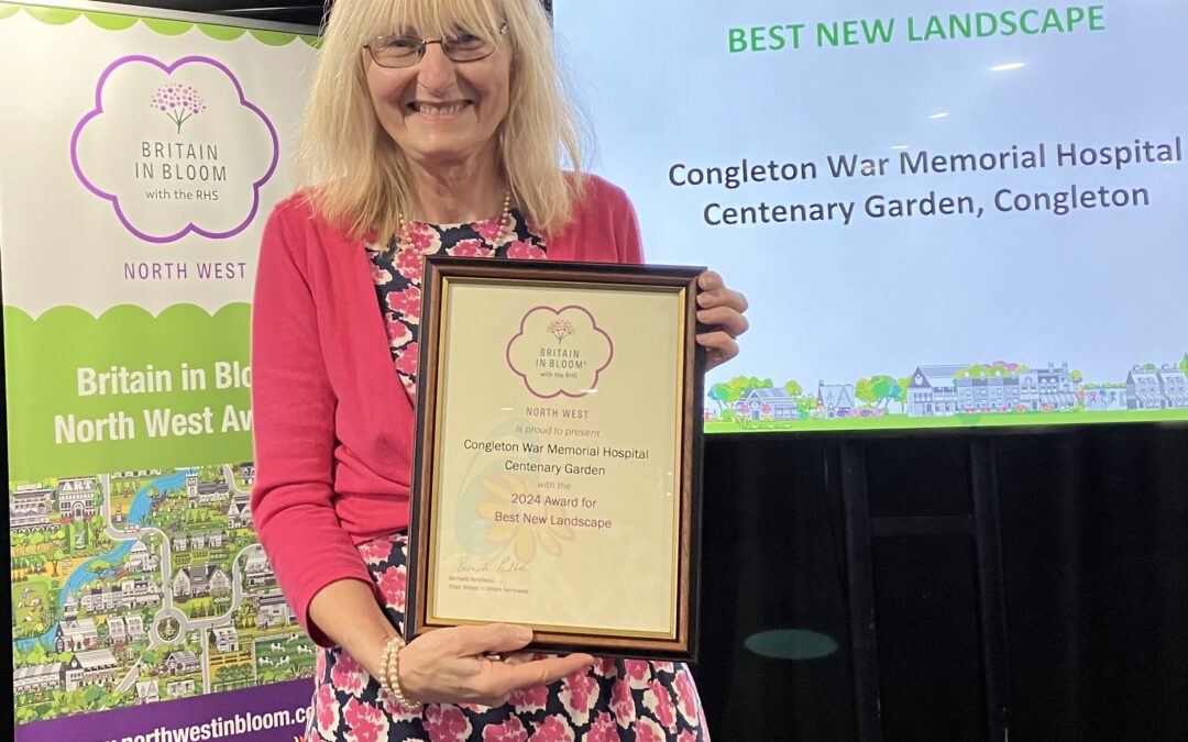 Congleton War Memorial Hospital’s Wellbeing Garden recognised at North West in Bloom Awards