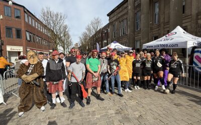 Flipping fantastic! Pancake Race raises record amount for East Cheshire NHS Charity