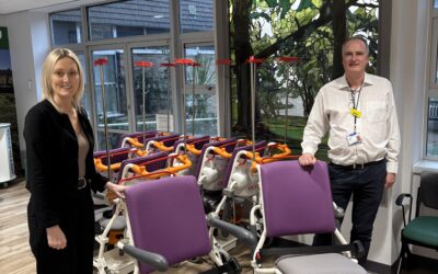 New patient transport chairs donated by East Cheshire NHS Charity set to enhance hospital experience